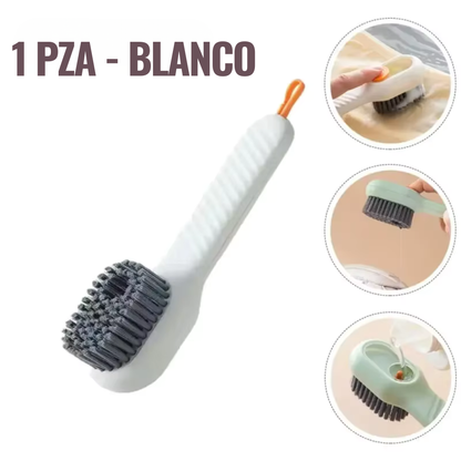 CEPILLO MULTIUSOS CON DISPENSADOR AUTOMÁTICO