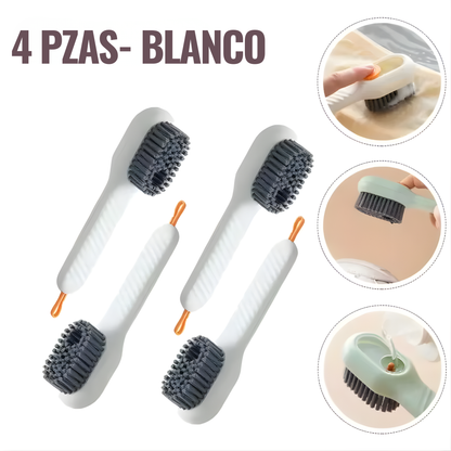 CEPILLO MULTIUSOS CON DISPENSADOR AUTOMÁTICO