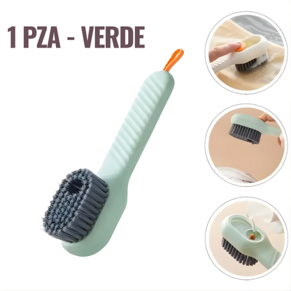 CEPILLO MULTIUSOS CON DISPENSADOR AUTOMÁTICO