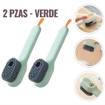 CEPILLO MULTIUSOS CON DISPENSADOR AUTOMÁTICO