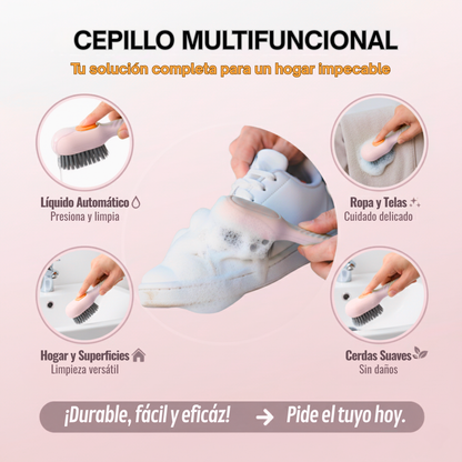 CEPILLO MULTIUSOS CON DISPENSADOR AUTOMÁTICO