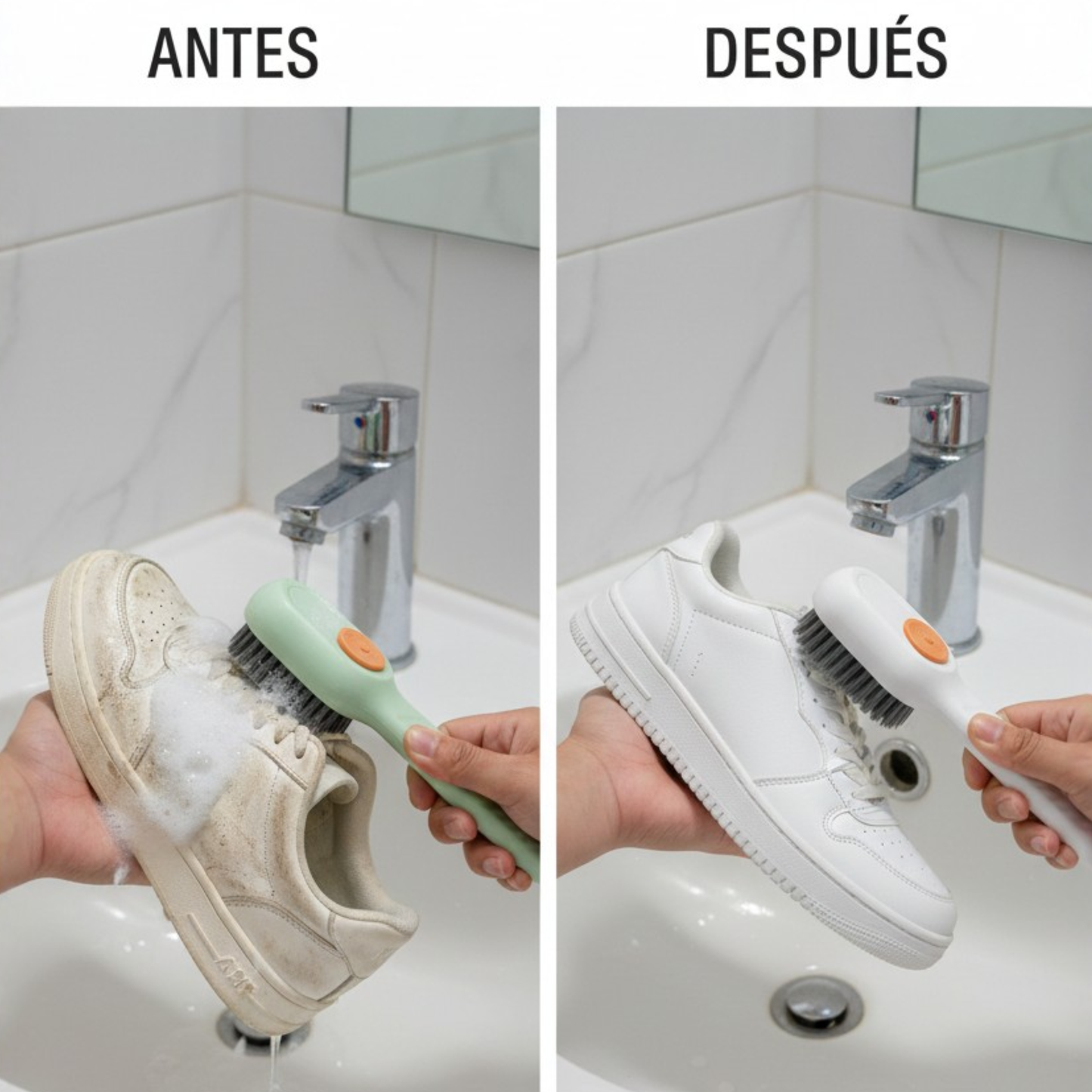 CEPILLO MULTIUSOS CON DISPENSADOR AUTOMÁTICO