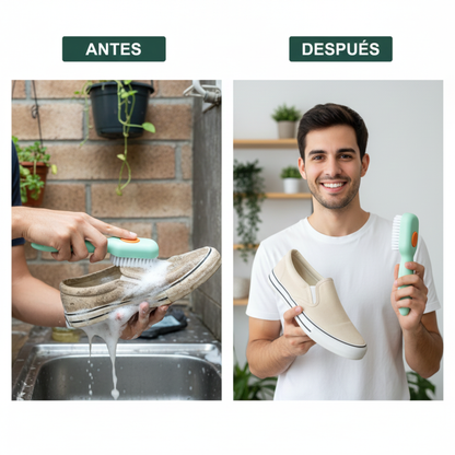 CEPILLO MULTIUSOS CON DISPENSADOR AUTOMÁTICO